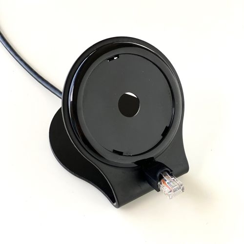 Brandstand Cable Holder with Ethernet, Black